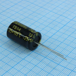 TS14012G330MSB0B0R, Конденсатор алюминиевый электролитический 33мкФ 400В ±20% (13х20мм) радиальный 5мм 210мА 2000часов 105°C россыпь