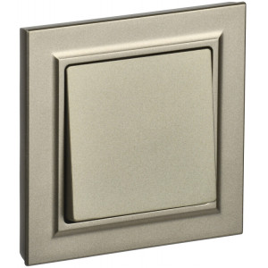 BRITE Выключ. 1-кл. 10А в сб. ВСР10-1-0-БрШ шамп. BR-V10-0-10-K37-F