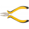 Изображение товара Плоскогубцы комбинированные ""мини"" Профи, никелированное покрытие, черн.-желт.мягк. ручки 125 мм 51632