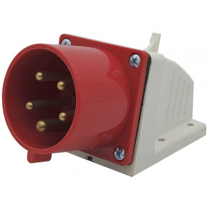 ВИЛКА СТАЦИОНАРНАЯ AM-525 32A 380V~415V, ВИЛКА СТАЦИОНАРНАЯ AM-525 32A 380V~415V 3P+N+E IP44 (ANDELI)