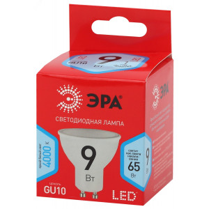 Лампа светодиодная RED LINE LED MR16-9W-840-GU10 R 9Вт MR16 софит 4000К нейтр. бел. GU10 Б0050692