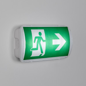 Аварийная панель EMG-PROOF-3h-4.5W (Пикт. Выход, IP65) 046655, Аварийная панель с клеящейся пиктограммой 
