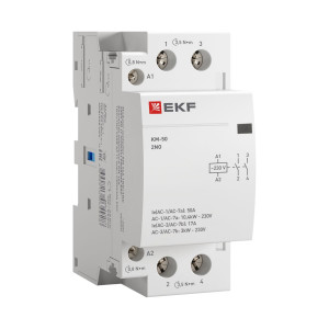 Контактор модульный КМ 50А 2NО (2 мод.) km-2-50-20