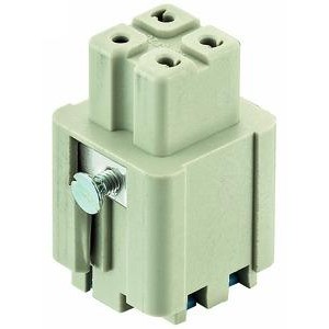 09200032733, Сверхмощные разъемы питания Han 3A female insert with Quick-Lock
