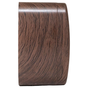 Розетка TV 1-местная ОП Минск 75Ом 5-862МГц т-мное дерево EKF