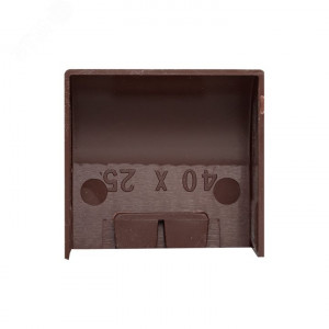 Заглушка (40х25) (4 шт) темное дерево EKF-Plast