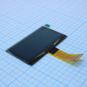 OLED2.42, Графический OLED дисплей 2.42", 128х64, COG, белый,  8 битный интерфейс 6800/8080, SPI, I2C , контроллер SSD1309, VDD 3.3В, -40 ... +80 С