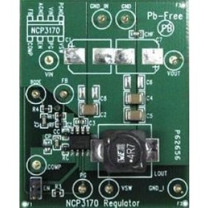 NCP3170AGEVB, Средства разработки интегральных схем (ИС) управления питанием NCP3170ADR2G EVB