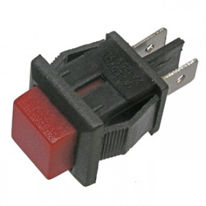 PBS-15B OFF-(ON) КРАСНЫЙ, Кнопочный переключатель PBS-15B, OFF-ON ,красный