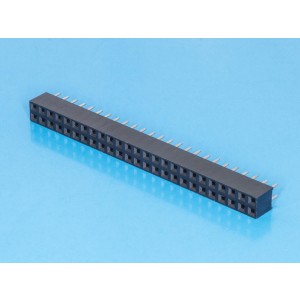 PBD2-50, Разъем 2х25 гнездо на плату, шаг 2мм