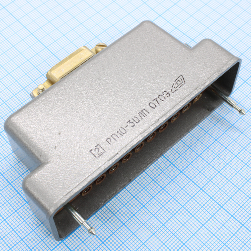 Изображение товара РП10-30 ЛП розетка с/к - низкочастотный соединитель для внутреннего монтажа