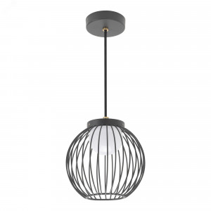 Светильник LGD-PEARL-HANG-7W Warm3000 (GR, 164 deg, 230V) 030004, Подвесной светильник 7Вт, серый алюминиевый корпус, рассеиватель из ударопрочного поликарбоната. Цвет ТЕПЛЫЙ БЕЛЫЙ 3000K, св.поток 540лм, CRI(Ra)>80, рассеянный свет. Размер Ф220x1000мм, IP65. Питание AC230V, 7Вт, встроенный драйвер.