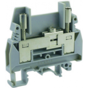 Измерительная клемма UKHV-6SB, Измерительная клемма, тип фиксации провода: винтовой, номинальное сечение: 6 мм кв., 41A, 1000V, ширина: 8,2 мм, цвет: серый, тип монтажа: DIN35