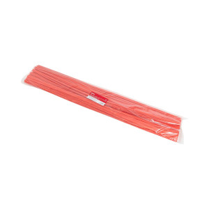 Термоусаживаемая трубка ТУТ нг 8/4 красная в отрезках по 1м PROxima tut-8-r-1m