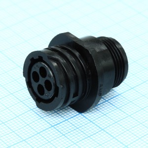 206430-4, Корпус герметичный серия СРС 4 контакта 1 стандартный порт монтаж на кабель