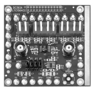 DC393B, Средства разработки интегральных схем (ИС) управления питанием Demo Board for LTC1564CG