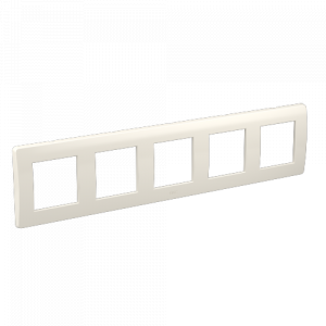 Рамка на 2+2+2+2+2 модуля (пятиместная), белая, RAL9010 75015W