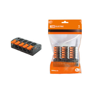 Соединительная клемма СК-615 (2,5мм2) (5 шт/упак) SQ0527-0033