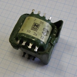 ТН 44-220-400, Трансформатор накальный 37Вт 400Гц вход 220В выходы 2х6.3В и 2х5В