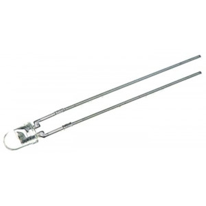 L-132XPGC, Светодиод 3мм/зеленый/557нм/15-35мкд/прозрачный корпус/50°