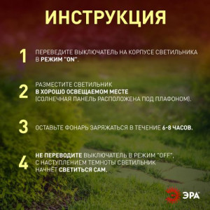 Светильник уличный ERASF22-35 на солнечной батарее садовый Факел бамбук Б0053383