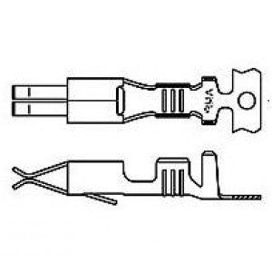 643222-2, Клеммы MINI-SPRING RECPT P