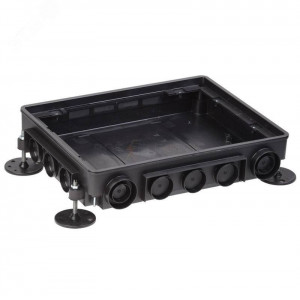 Коробка напольная ONFLOOR 24 модуля KNU-80-16-PA-9011