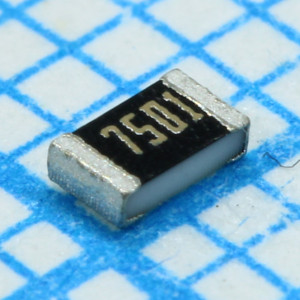CPF0805B7K5E1, ЧИП-резистор прецизионный тонкопленочный 0.1Вт 7.5кОм ±0.1% ±25ppm/°C 0805 медицинского применения лента на катушке