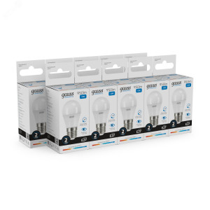 Лампа Elementary Шар 12W 950lm 6500K Е27 LED 1/10/100 53232