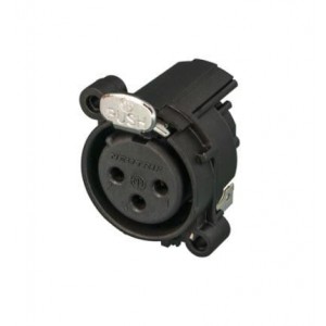 NC3FAH2-S, Разъемы XLR Recpt A series 3p F PCBH 1 ground cont