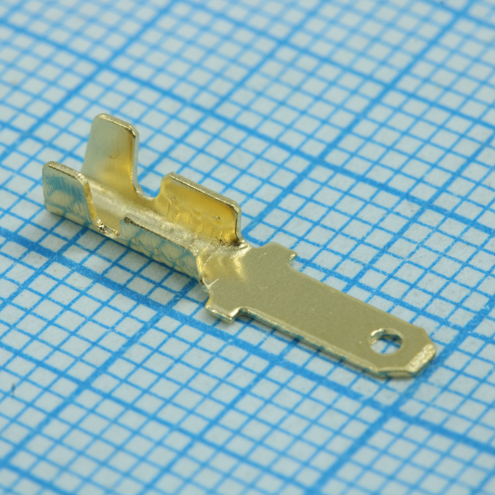 Изображение товара Разъем плоский неизолированный (папа) РП-П 1.0-(2.8)