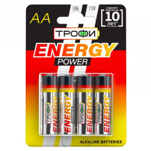 Элемент питания алкалиновый AA/LR6 LR6-4BL (блист.4шт) C0034657