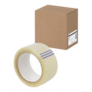 Упаковочная клейкая лента прозрачная 48 мм х 66 м, 45 мкм SQ0526-1201
