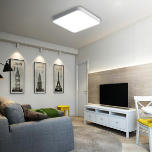 Светильник светодиодный декоративный PPB Scandic-S 54Вт 4000К IP20 настенно-потолочный бытовой WH 5037212