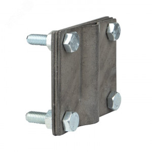 Зажим заземлитель 20 - полоса 50 (пластина 70*80мм) HZ PROxima lp-57080