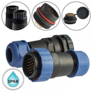 SZC28 22P-F-M, Разъём герметичный SZC28 22P-F-M, 24 контакта