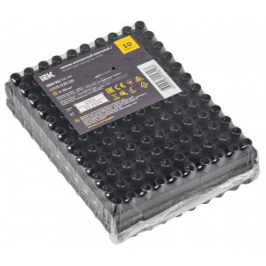 Колодка клеммная ЗВИ-20 н/г 4-10кв.мм 12 пар черн. UZV5-020-06