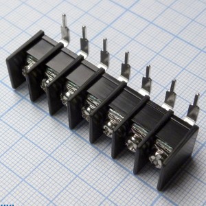 DG25R-B-07P-13-00A(H), Барьерный клеммный блок 7 контактов. Серия DG25R-B