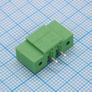 15EGTVM-3.81-02P-14-00, Разъемный клеммный блок на плату, 2 контакта. Серия 15EGTVM-3.81