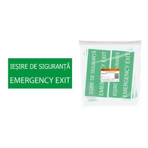 Знак "ЗАПАСНЫЙ ВЫХОД" 200х100мм (румынский язык) SQ0817-0076