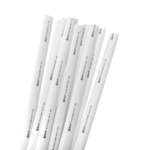 Термоусаживаемая трубка ТУТ нг 10/5 белая в отрезках по 1м PROxima tut-10-w-1m