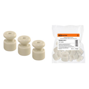 Керамический изолятор для ретро провода «ЭКО» сосна (10шт) SQ2802-0015