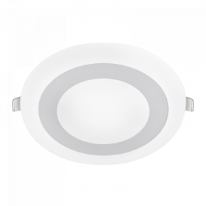 Панель светодиодная встраиваемая круглая RLP-BL 9Вт 230В 4000К 540Лм 145мм с подсветкой белая IP20 4690612032962