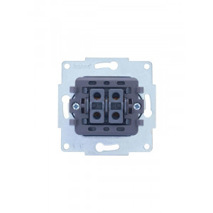 Выключатель 2-кл. СП Vesna механизм бел. 742-0288-101