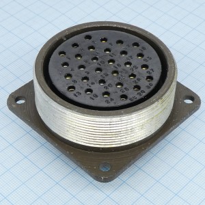 ШР55П30ЭГ1 розетка, Соединитель  цилиндрический низкочастотный