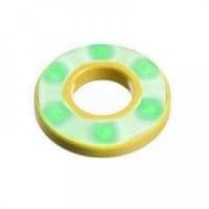 QH16028RGC, Светодиодные панельные индикаторы 12-24VDC RED/GRN LED 16MM HALO BLK IP67