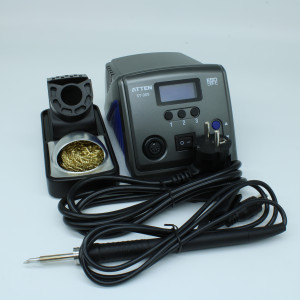 ST-909, Паяльная станция 90Вт, 3 группы температур быстрого доступа, диапазон температур от 200°С до 500°С, микропроцессорное управление, жала серии T990