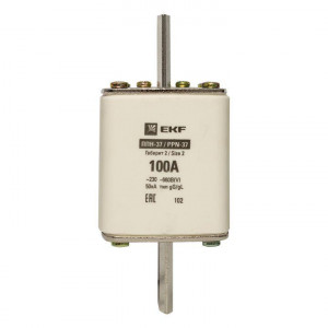 Плавкая вставка ППН-37 400/100А габарит 2 EKF