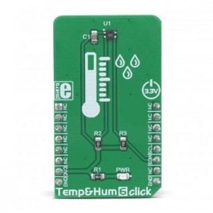 MIKROE-3270, Инструменты разработки температурного датчика Temp&Hum 6 Click