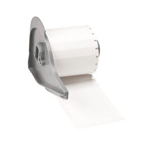 brd173322, M7-40-412 бирки, материал B-412, полипропилен белый, размер 49.23х9.53мм, 750 шт. в упак.